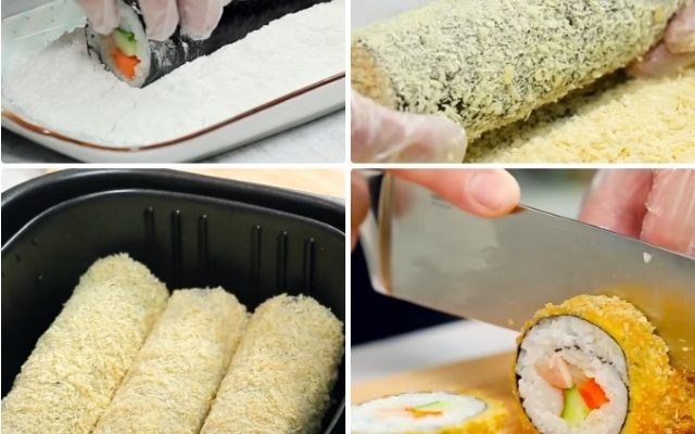 Nguyên liệu làm cơm cuộn sushi